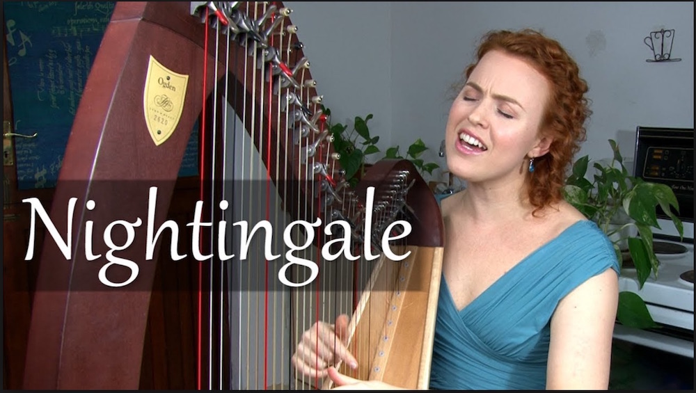 She’s playing my song… Christy-Lyn performs ‘The Nightingale’