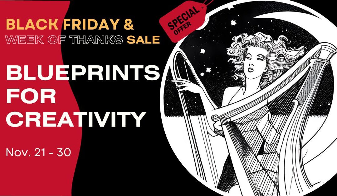 50% OFF: Blueprints for Creativity – ONE Class that opens the door to infinite creativity!