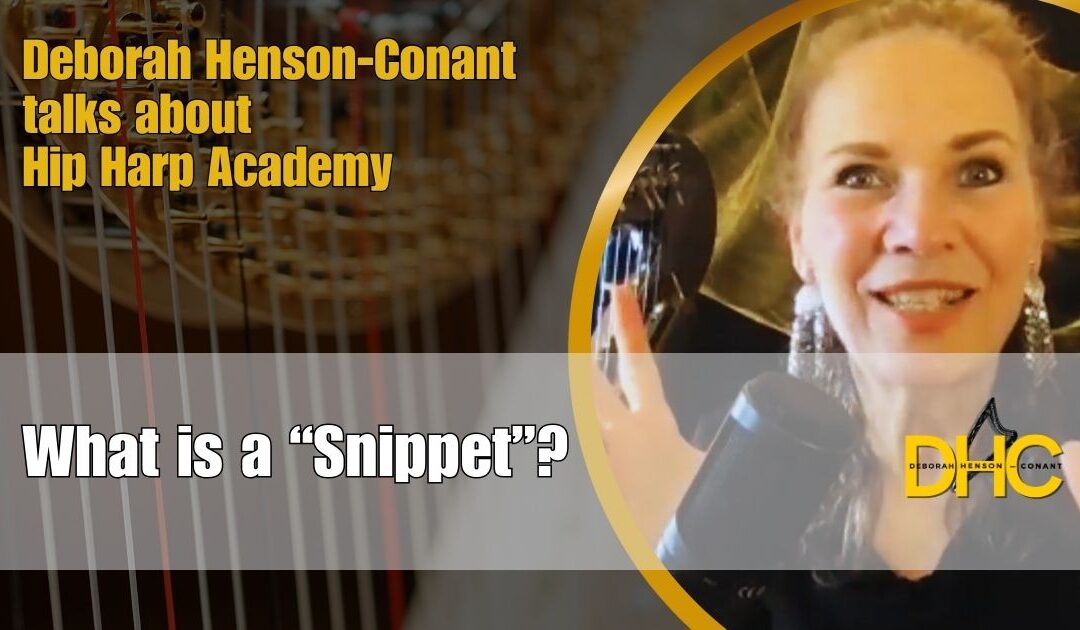 Deborah Henson-Conant Explains What a “Snippet” Is